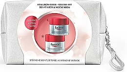 Fragrances, Perfumes, Cosmetics Set - Eucerin Hyaluron-Filler + Volume Lift (day/cr/50ml + night/cr/50ml + pouch)