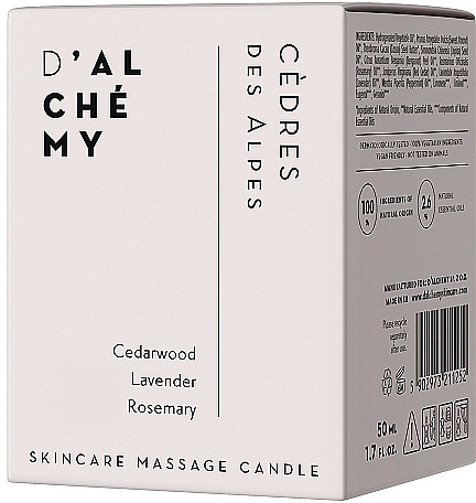 Face & Body Massage Candle - D'Alchemy Skincare Massage Candle — photo N2