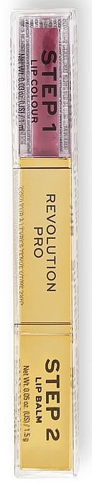 Double-Sided Lipstick & Balm - Revolution PRO Supreme Stay 24h Lip Duo — photo N2