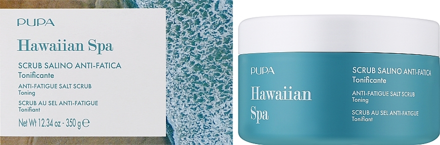 Anti-Fatigue Body Scrub - Pupa Hawaiian Spa Anti-Fatigue Salt Scrub Toning — photo N2