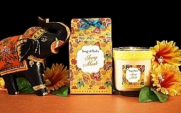 Scented Candle "White Mask" - Song of India Ivory Musk Scented Candle — photo N3
