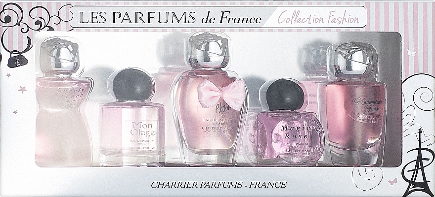 Charrier Parfums Collection Fashion - Set (edp/12ml + edp/10.5ml + edp/9.3ml + edp/8.5ml + edp/9.4ml) — photo N1