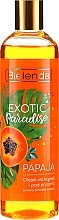 Papaya Shower Gel - Bielenda Exotic Paradise Bath & Shower Oil — photo N1