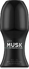 Avon Musk+ Metropolitano - Roll-on Antiperspirant Deodorant — photo N1