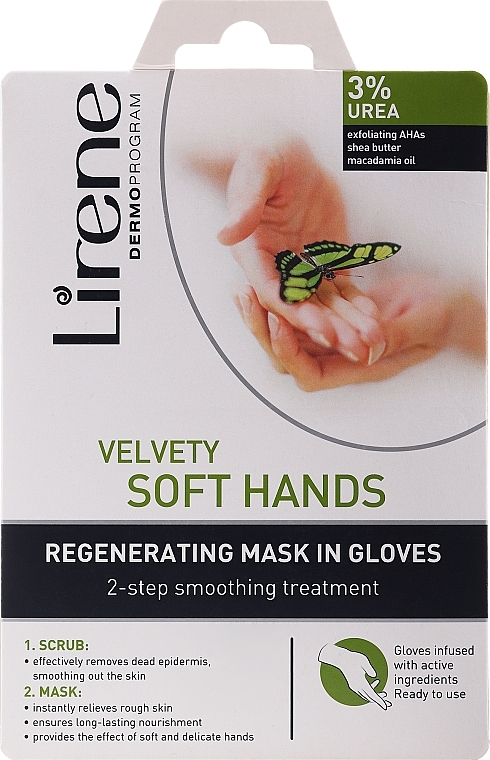 Regenerating Hand Gloves - Lirene Hand Peeling & Mask — photo N1