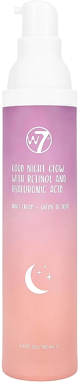 Night Face Cream - W7 Good Night Glow Night Cream — photo N2