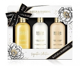 Fragrances, Perfumes, Cosmetics Body Set - Baylis & Harding Sweet Mandarin & Grapefruit (sh/gel/300ml + sh/cream/300ml + b/lot/300ml)