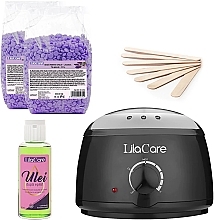 Fragrances, Perfumes, Cosmetics Hair Removal Set - Lila Rossa Lila Care (prowax/1pcs + spatula/10pcs + wax/2*500g + oil/60ml)