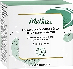 Fragrances, Perfumes, Cosmetics Detox Solid Shampoo - Melvita Detox Solid Shampoo
