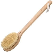 Massage Brush with Cactus Fibre Bristles - Hydrea London Professional Dry Skin Spa Brush With Cactus Bristles — photo N1