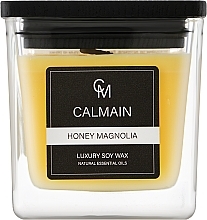 Fragrances, Perfumes, Cosmetics Scented Candle "Honey Magnolia" - Calmain Candles Honey Magnolia