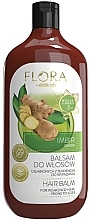 Ginger Balm for Weakened & Loss-Prone Hair - Vis Plantis Flora Balm for Weakened Hair — photo N3
