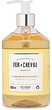 Honey & Almond Marseille Liquid Soap - Fer A Cheval Marseille Liquid Soap Honey & Almond — photo N1