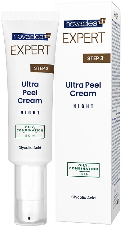 Cream for Oily and Combination Skin - Novaclear Expert Ultra Peel Cream — photo N2