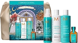 Hair Care Set, 5 products - Moroccanoil Holiday Bag Hydration — photo N1