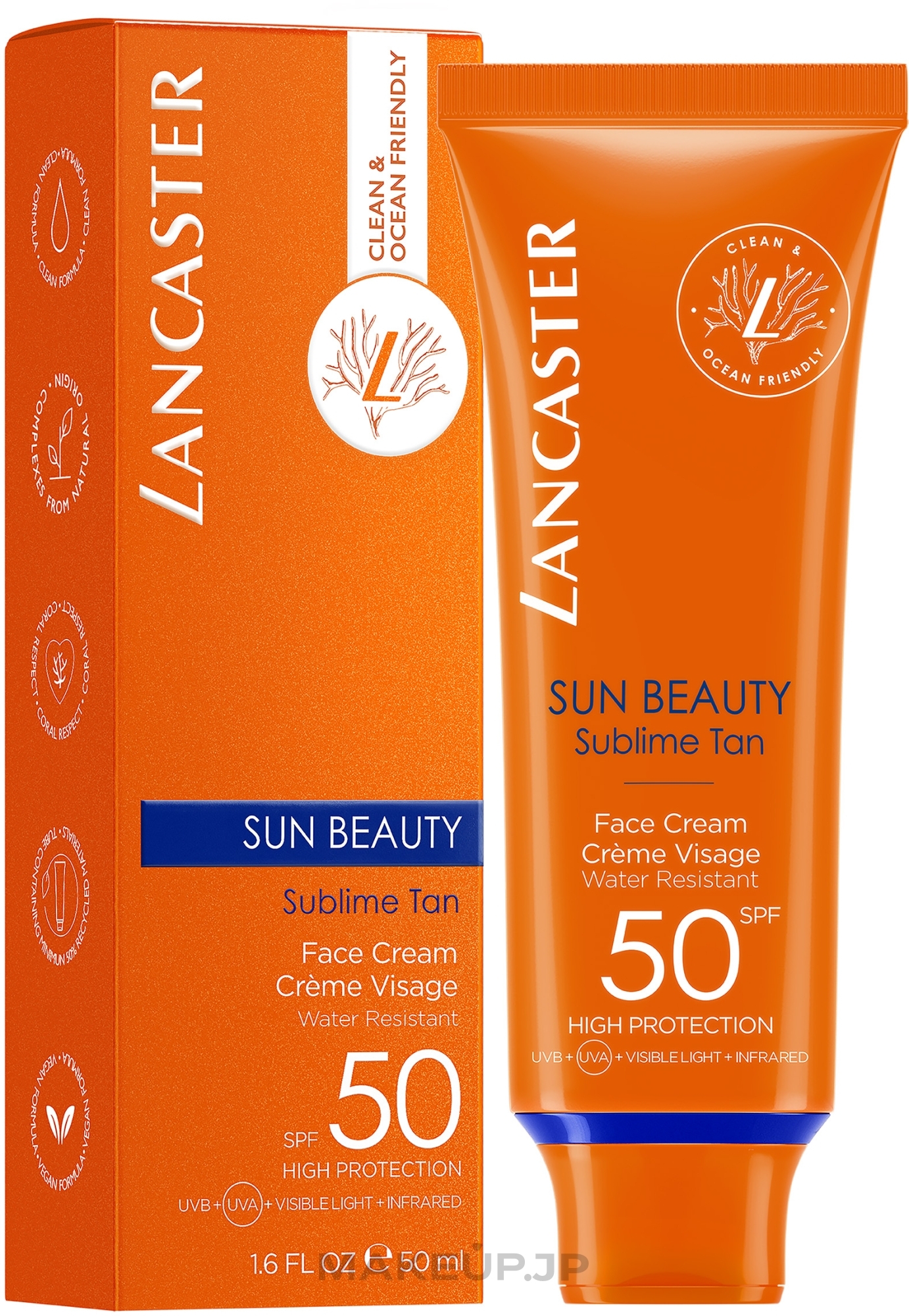 Facial Sunscreen - Lancaster Sun Beauty SPF50 — photo 50 ml