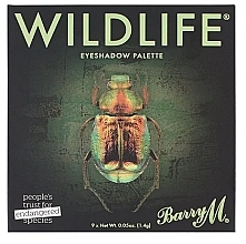 Eyeshadow Palette - Barry M Cosmetics Wildlife Beetle WLEP5 Eyeshadow Charity Palette — photo N1