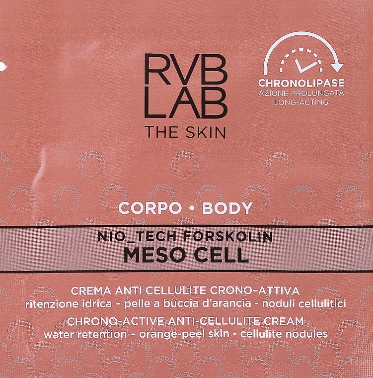 Body cream - RVB LAB Meso Cell Anti Cellulite Cream (sample) — photo N1