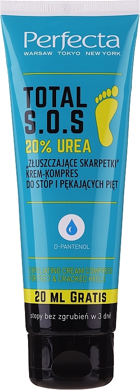 Leg Cream-Compress - Perfecta Total S.O.S. 20% Urea — photo N1
