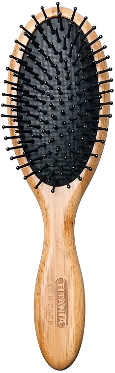 Comb, wooden, 22cm - Titania Oval Bambu — photo N1