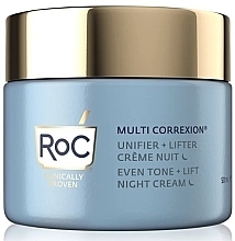 Fragrances, Perfumes, Cosmetics Brightening Night Cream - RoC Multi Correxion Even Tone + Lift