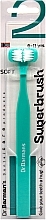 3-Sided Toothbrush, compact, turquoise - Dr. Barman's Superbrush Compact — photo N2