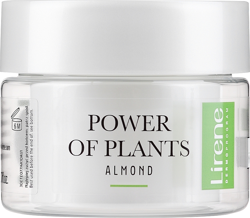 Nourishing Face Cream - Lirene Power Of Plants Migdal Nourishing Cream — photo N1