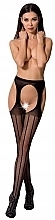 Fragrances, Perfumes, Cosmetics Erotic Tights with Access S018, black - Passion