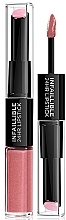 Fragrances, Perfumes, Cosmetics Lipstick & Lip Base - L'Oreal Paris Infallible 24HR 2 Step Lipstick 2-in-1 