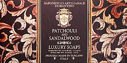 Fragrances, Perfumes, Cosmetics Soap Set "Patchouli & Sandalwood" - Saponificio Artigianale Fiorentino Patchoul And Sandalwood (soap/3x125g)