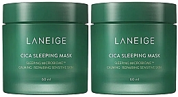 Set - Laneige Special Care Cica Sleeping Mask (mask/2x60ml) — photo N1