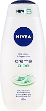 Shower Care Gel "Aloe" - Nivea Care Shower Cream Natural Aloe Vera — photo N8