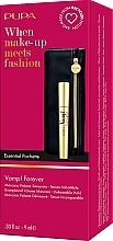 Set - Pupa Vamp! Forever Gold Edition (mask/9ml + essential/pouch) — photo N2