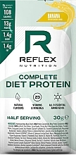 Fragrances, Perfumes, Cosmetics Dietary Protein in Sachet, banana - Reflex Nutrition Complete Diet Protein Banana