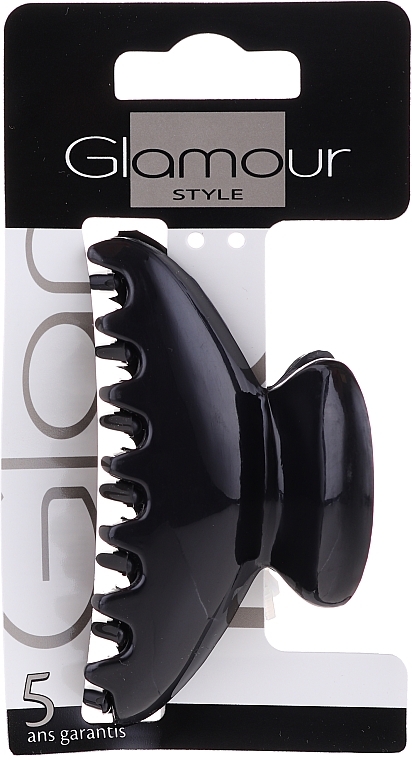 Hair Clip, 0216, black - Glamour — photo N1