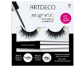 Fragrances, Perfumes, Cosmetics Set - Artdeco Magnetic Eyeliner & Lashes Kit 32 Gala Dress (eyeliner/5ml + lashes)