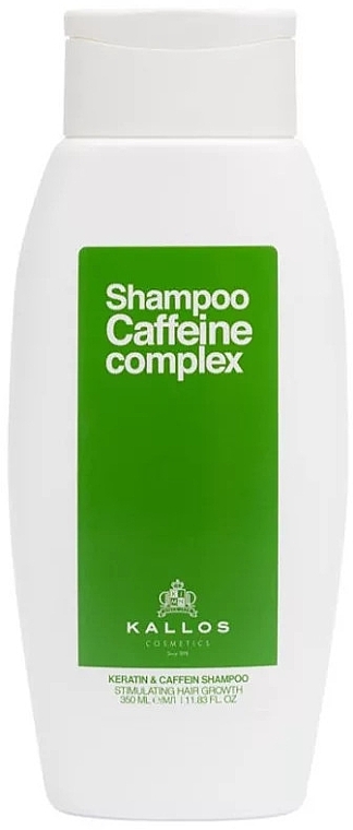 Hair Shampoo - Kallos Cosmetics Keratin&Caffein Shampoo — photo N1