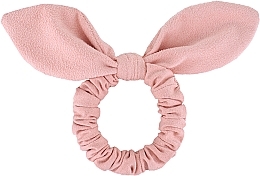 Fragrances, Perfumes, Cosmetics Suede Hair Tie with Ears 'Bunny', beige - MAKEUP