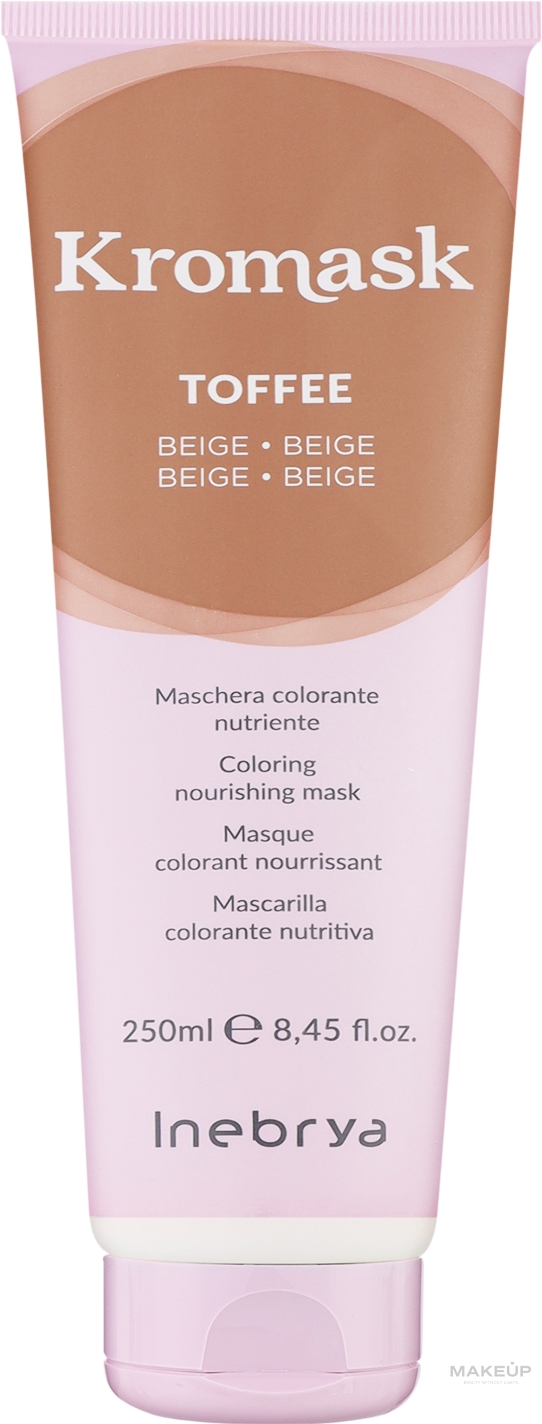 Toning Hair Mask - Inebrya KroMask Colour Nourishing Mask — photo Beige