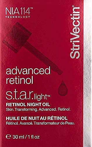 Night Retinol Face Oil - StriVectin Advanced Retinol S.T.A.R. Light Retinol Night Oil — photo N2