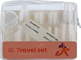 Fragrances, Perfumes, Cosmetics Container Travel Set, 5 pcs. - Ilu Travel Set