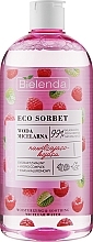 Fragrances, Perfumes, Cosmetics Raspberry Micellar Water - Bielenda Eco Sorbet Moisturizing & Soothing Micellar Water