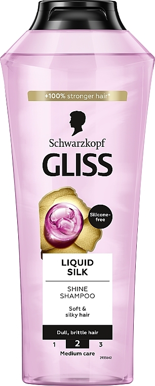 Shampoo "Liquid Silk" - Gliss Kur Liquid Silk Shampoo — photo N1
