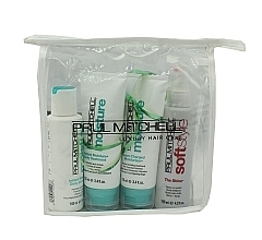 Fragrances, Perfumes, Cosmetics Set - Paul Mitchell Moisture (shm/100ml + treatment/100ml + balm/100ml + spray/125ml + bag)