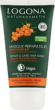 Hair Reconstruction BIO Mask ‘Sea Buckthorn’ - Logona Pepair & Care Hair Mask — photo N1