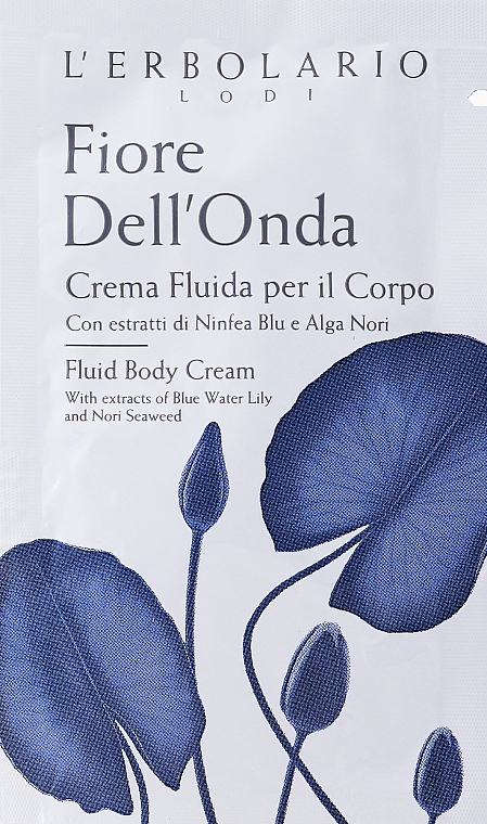 GIFT! Body Cream Fluid - L'Erbolario Lodi Fiore Dell`Onda Fluid Body Cream (sample) — photo N1