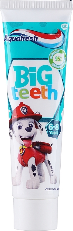 Toothpaste 'My Big Teeth' - Aquafresh PAW Patrol — photo N1