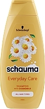 Chamomile Shampoo for All Hair Types - Schwarzkopf Schauma Every Day Shampoo With Chamomile Extract — photo N1