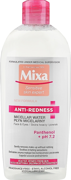 Micellar Water for Sensitive Skin - Mixa Sensitive Skin Expert Micellar Water — photo N1