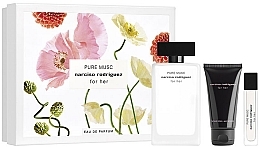 Fragrances, Perfumes, Cosmetics Narciso Rodriguez For Her Pure Musc - Set (edp/100ml + edp/mini/10ml + b/lot/50ml)